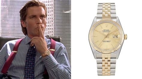 Patrick Bateman’s Rolex Datejust heralded the new ‘executive .